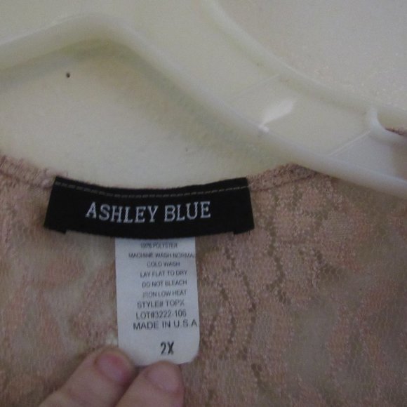 Ashley Blue___ Tan Cover Up  Size 2X - Picture 3 of 6